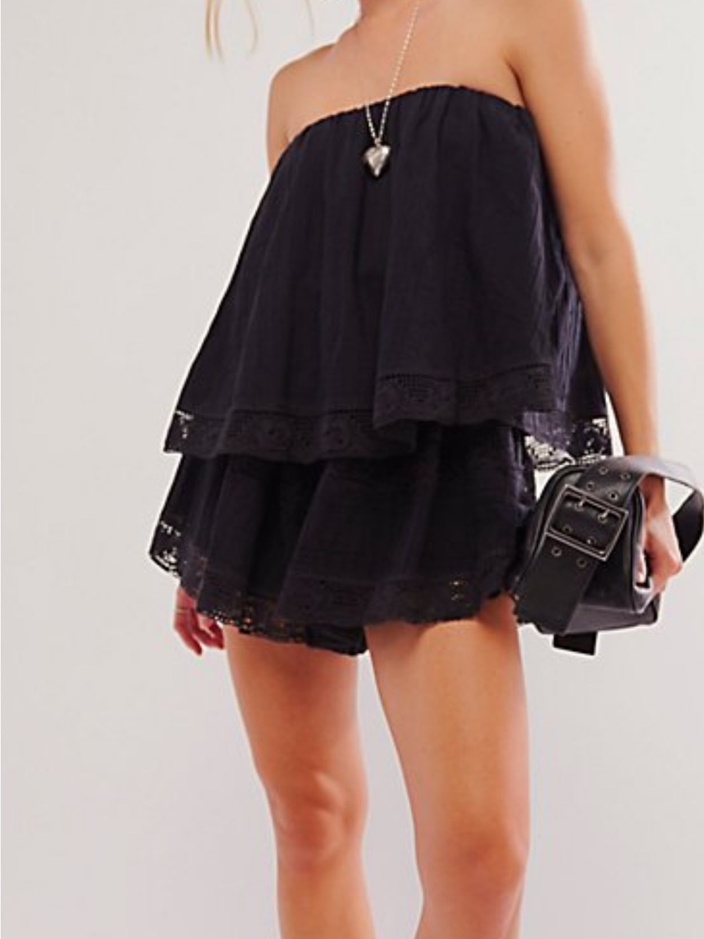 Free People Maribel Ruffle Romper